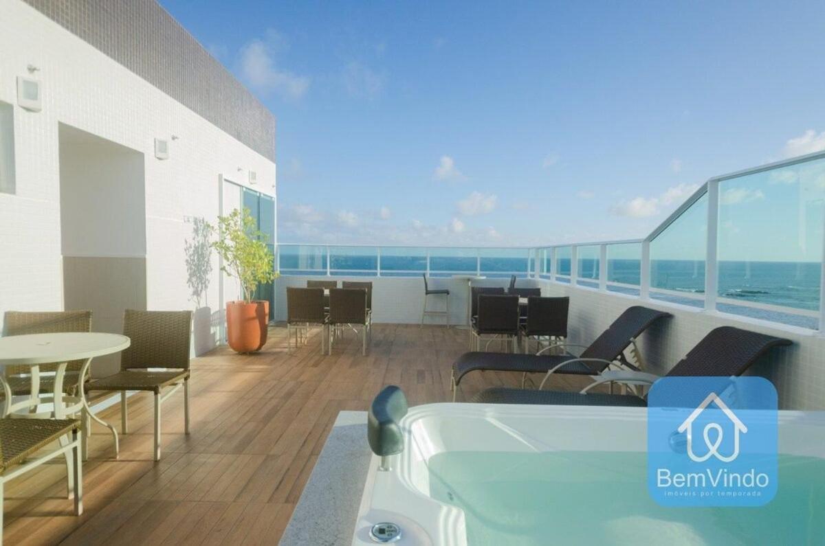 Studio A 150M Da Praia De Piata 萨尔瓦多 外观 照片