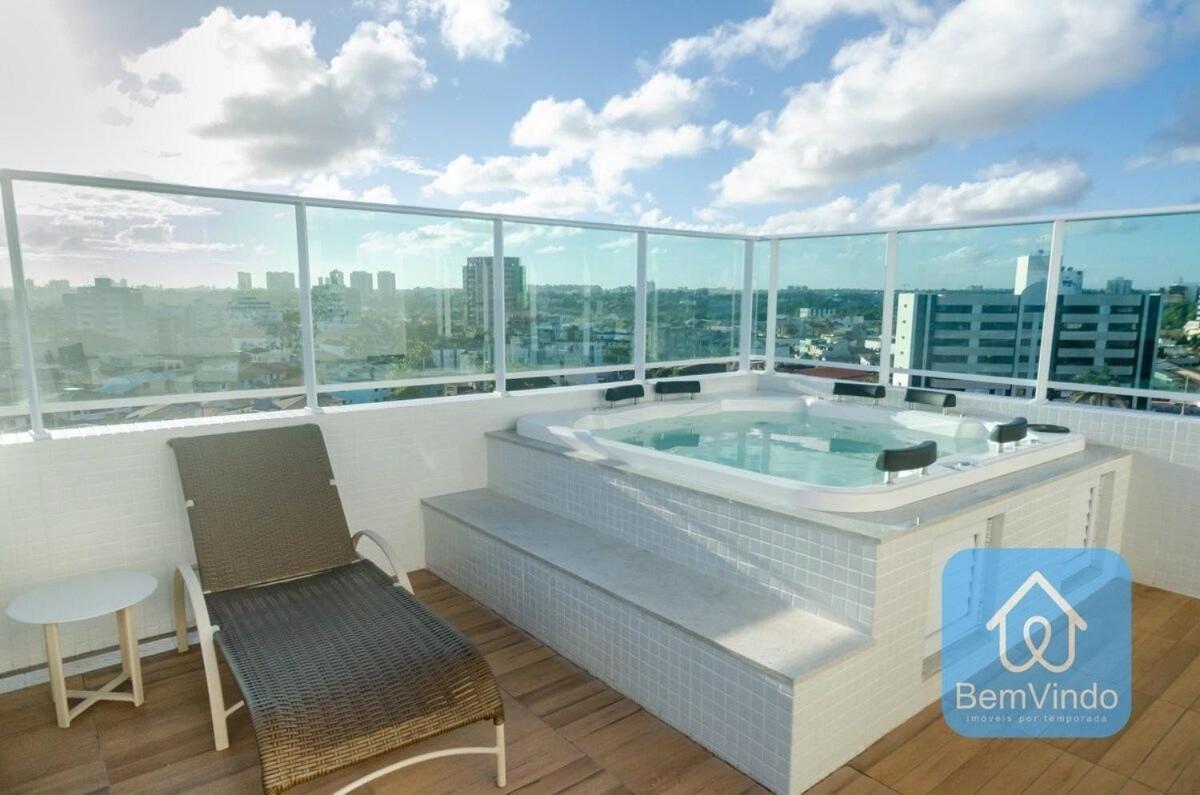 Studio A 150M Da Praia De Piata 萨尔瓦多 外观 照片