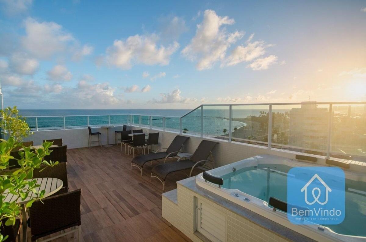 Studio A 150M Da Praia De Piata 萨尔瓦多 外观 照片